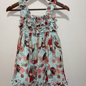 Disney Moana 2 Light Aqua Sundress